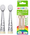 Baby Smile Replacement Brush Heads (Made in Japan) for Kids Sonic Electric Toothbrush, 2 Counts (Soft, for Ages 2-12 Years)...