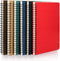 EUSOAR Spiral Ruled Notebook, A5 6 packs 5.5x8.3 120 Pages Lined Travel Writing Notebooks Journal, Memo Notepad Sketchbook, Students College Offic...