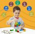 48 Pcs Tower Balance Game, Stack Attack Board Games for 2 Players Family Games, Balance Tower Building Blocks, Building Blocks Stacking Balance Ga...