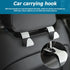 Car Seat Headrest Hook, 4 Pack Bling Hanger Storage Organizer for Purse Coat Handbag Grocery Bag, Strong and Durable Backseat Holder Hook, Bling C...
