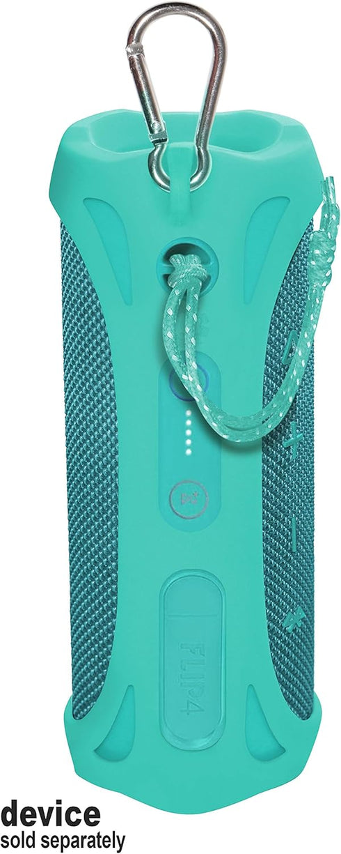 Silicone Cover Skin for JBL Flip 4 Waterproof Portable Bluetooth Speaker, by Alltravel, Portable Full Protection Solution, Customized Skin with Co...