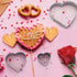 5 Pieces Heart Cookie Cutter 3.95", 3.35", 2.75", 2.36",1.37" Valentine’s Day Cookie Cutters for Baking and Decorating Anniversary, Bridal, Engage...