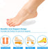 6 Pairs Gel Arch Support Cushions for Men & Women, Shoe Insoles for Flat Feet, Reusable Arch Inserts for Plantar Fasciitis, Adhesive Arch Pad for ...