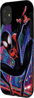iPhone 11 Marvel Spider-Man Into the Spider-Verse Miles Morales City Case...