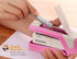 Bostitch Office InCourage Spring-Powered Compact Stapler, BCA Pink (1588), plastic-half strip...