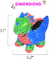 Neliblu Dinosaur Painting Kit - DIY Dino Craft Kit with Ceramic Figurine - Paintable Dino Art Activity for Toddler - Educational Toy for Dinosaur ...