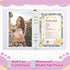 A5 6 Ring Binder with Clear Plastic Sleeves 5.3"x8.1", 90 Pockets, Small Refillable Binder - Sheet Page Protectors for Sticker,Die Cut,Stamp,Postc...