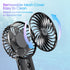 Handheld Portable Mini Fan Rechargeable: Small Hand Personal Fans Tripod 4 Speed Wind Cooling Air Cool Blow for Travel Face lash Indoor Outdoor De...