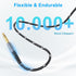 Lightning to 1/4 TRS Audio Stereo Cable, 3 in 1 to 1/4 Male Aux Audio Cord Compatible with iPad, iPhone 13 Pro for Amplifier, Mixer, Home Theater,...