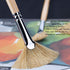Oil Acrylic Paint Brushes Artist Fan Paint Brush Set Natural Bristle Long Handle Painting Brush. (3Pcs)...