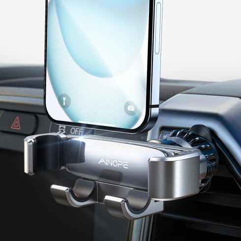 AINOPE Car Phone Holder Mount 2024 Upgrade Gravity Car Phone Mount with Newest Air Vent Clip Auto Lock Hands Free Cell Phone Holder Mount for Car ...
