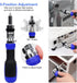 SHARDEN Ratchet Screwdriver 13-in-1 Multi Screwdriver Tool All in One Ratcheting Screwdriver Set with Phillips, Flat Head, Torx, Hex, Square, 180 ...