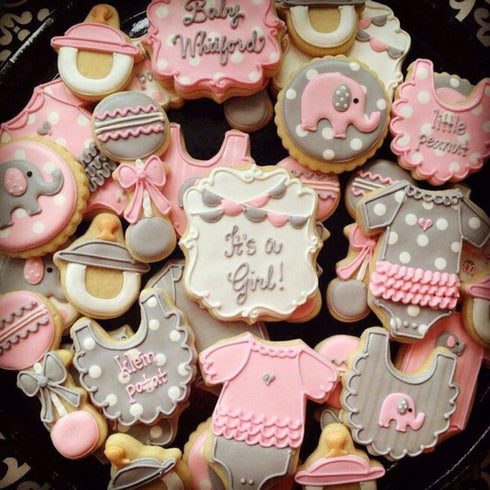 Baby Shower Theme Buggy Rocking Horse Bottle Cookie Cutter (7 Piece Set)...