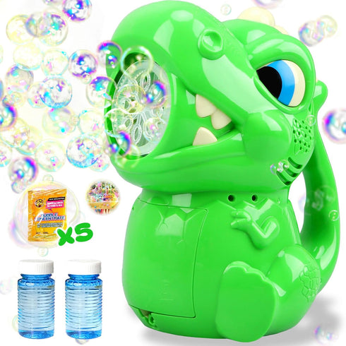 Bubble Machine for Kids 3 4 5 6 Years Old Boys: Bubbles Toys Dinosaur Bubble Machine Bubble Guns for Kids Ages 4-8 Outdoor Toys Gift for 3 4 5 6 7...