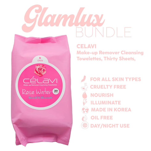 Bundle of 3 Korean Skincare Beauty Creations Vegan Beauty Creations Adios Toxins Exfoliating Peel Gel, Célavi Makeup Remover Cleansing Wipes & Cel...