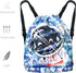 Astronaut Drawstring Swim Bags for Swimmers Lightweight Pool Gear Bag Beach Backpack for Women Men Gym Swimming Camping Hiking Shopping Dance Trav...
