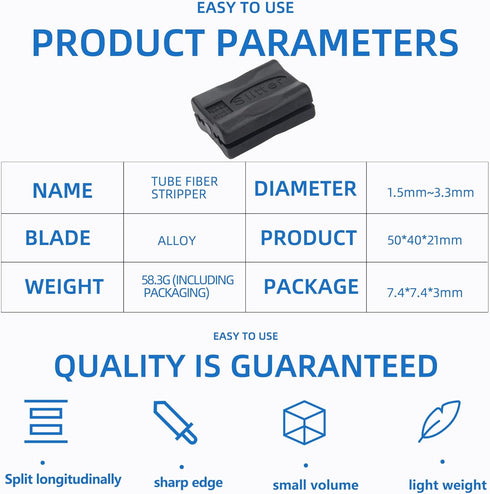 Fiber optic tool longitudinal beam tube loose tube stripper Cable Jacket Slitter beam tube cable cutter K1...