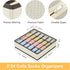Joyoldelf Drawer Organizer Divider 2 Packs Organizer, 24 Cell Collapsible Closet Cabinet Organizer Underwear Storage Boxes for Storing Socks, Bra,...