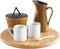 Lazy Susan Organizer for Cabinet, Pantry or Tabletop – 10" Bamboo Turntable for Kitchen, Counter or Spice Rack Storage...