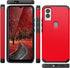 TJS Compatible for Cricket Magic 5G Case, AT&T Propel 5G Case, with Tempered Glass Screen Protector Dual Layer Hybrid Magnetic Support Shockproof ...