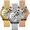 Weicam Women 3 Pc Simple Crystal Butterfly Watch Analog Quartz Wrist Watches Jewellery...