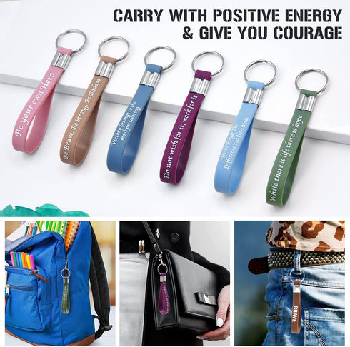 Inspirational Gifts Notepads Motivational Ballpoint Pens Inspirational Quotes Key chains for Woman Motivational Journal Notebook Bulk for School O...