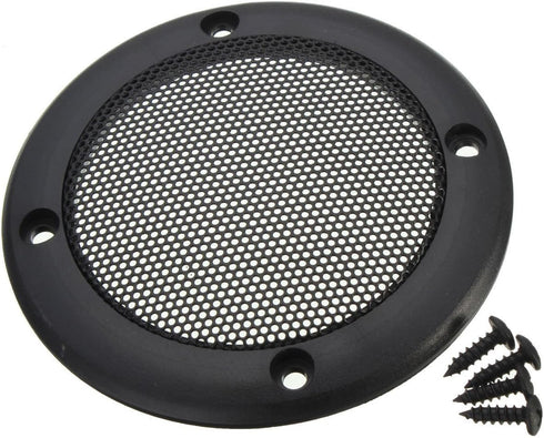 2PCS 3.5 Inch Car Speaker Grill Cover Guard Protector with Black Metal Mesh Speaker Decorative Circle 8 Screws Included (3.5 Inch)...