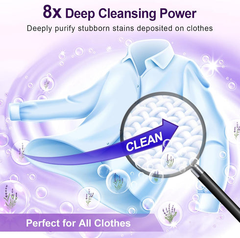 Laundry Detergent Sheets, 200 Loads Lavender Scent Hypoallergenic Eco-Friendly Laundry Sheets, Biodegradable Plastic Free Liquidless Laundry Sheet...