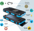 Solar Power Bank 36800mah, Solar Charger Power Bank with 18W PD 5V 3.1A outputs, IP67 Waterproof, Grade A+ Battery with LED Flashlight and Compass...