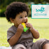 Infantino Lil' Nibbles Textured Silicone Teether - Sensory Exploration and Teething Relief with Easy to Hold Handles, Corn...