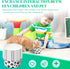 30 Pieces Disposable Dog Bowls Small Pet Feeding Bowls with Printed Pattern Dog Dishes for Small Dogs Pet Paper Food Bowls Travel Bowls for Feedin...