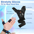 LED Flashlight Gloves with Waterproof Lights - Rechargeable Finger Light Stocking Stuffers for Men Dad Husband Cool Gadgets Tool Fishing Camping U...