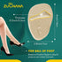 Ball of Foot Cushions (Beige) | Metatarsal Pads for Women (6 Pairs Foot Pads) | Reusable Shoe Inserts for Pain Relief | Non-Slip Heel Cushion Inse...