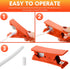 PTFE Plastic Tubing Cutter Hose Tube Cutter Pipe Cutter Accurate Tube Cutting Tool for Nylon PVC PU Tube and Hose Cut up to 3/4 Inch OD Tube (Red,...