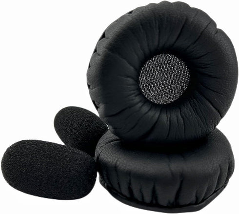 Ear Pads Cushions Replacement Compatible with Telex Airman 750 Aviation Headset Pad Earmuffs Cups Cover Headphone Repair Parts-Protein Leater......