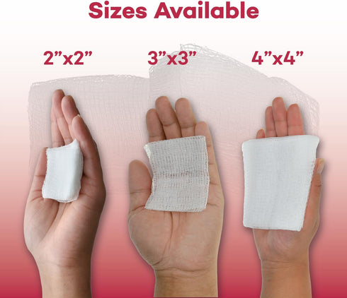 Dealmed 4" x 4" Surgical Sponges, 8-Ply, Non-Woven Absorbent Gauze Sponges for Wound Care, First Aid Kits and Medical Facilities, 200 Count (Pack ...