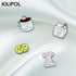 20 PCS Mixed Enamel Brooch Pins Bulk Set | Decoration Lapel Pin Clothes Accessories Birthday Christmas Festival Gift for Girls Women, No Repetitio...