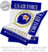 Breeze Decor US Air Garden Flag Armed Forces USAF United State American Military Veteran Retire Official House Decoration Banner Small Yard Gift D...