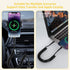 Coiled USB-C to Lightning Cable, Apple Carplay Cord Compatible & MFi Certified, USB C to Lightning Cable with Data Transmission and LED, Retractab...