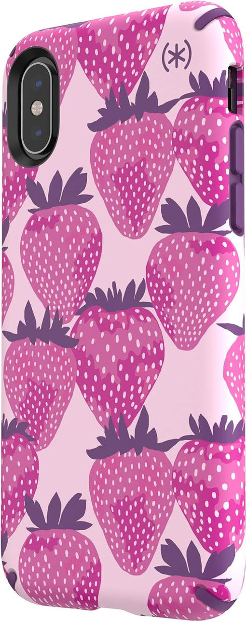 Speck Products, iPhone Xs/iPhone X Case, Presidio Inked, Berry Special/Hyacinth Purple...