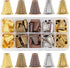 PH PandaHall 80 Pcs Tibetan Style Alloy Flower Bead Caps Spacers 18x16.5x7mm for Jewelry Making 5 Colors...