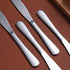 Berglander Dinner Knives Set Of 6, Stainless Steel Shiny Mirror Dinner Knife, Butter Knife Spreader Table Knives Sturdy And Dishwasher Safe...