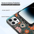 Vintage Pumpkins Head Flower Hear Phone Case Fit for iPhone iPhone 14 Pro Max, TPU Shockproof Protective iPhone Case Spooky Halloween Spider Web P...