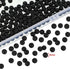 Ecally 300 Pieces Black Matte Onyx Beads Natural Black Agate Round Frosted Onyx Gemstone Loose Beads for Bracelet Necklace Jewelry DIY Making(6 mm...