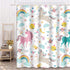 Emvency Shower Curtain Kids Rainbow Blue Pattern Unicorns Pink Baby Girl Animal Arrow Beautiful Waterproof Polyester Fabric 72 x 72 Inches Set wit...
