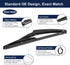X AUTOHAUX Rear Windshield Wiper Blade Arm Set for Mini Countryman R60 for Mini Cooper R56...