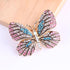 Delicate Butterfly Rhinestone Brooch Pin - Glittering Crystal Butterfly Brooch Pin for Women and Girls...