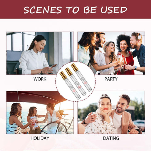 3PCS Alloura Pheromone Perfume For Women, Alloura Fragrance Pheromone Perfume Attract Men, Long Lasting Fragrance, Increase Self Confidence for Wo...