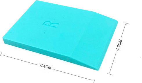 JAJADO 5 Packs Mini Squeegee, Silk Printing Squeegees for Chalk Paste, Self-Adhesive Stencil Screen Scraper Printing Tool Small Squeegee Turquoise...