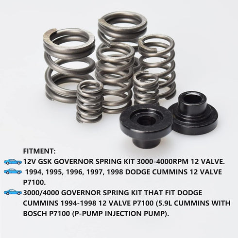 P7100 Injection Pump 3K/4K Governor Springs for 94-98 Dodge Cummins 12V 5.9L...